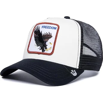 siltovka-zaoblena-biely-snapback-freedom-the-farm-goorin-bros