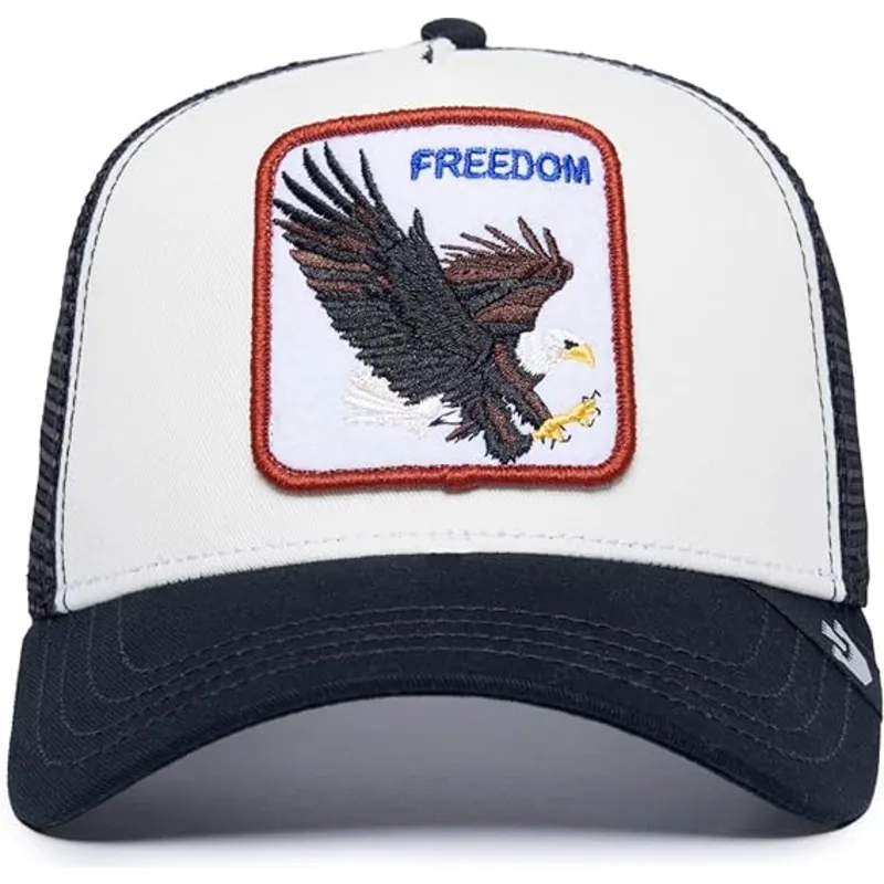 siltovka-zaoblena-biely-snapback-freedom-the-farm-goorin-bros