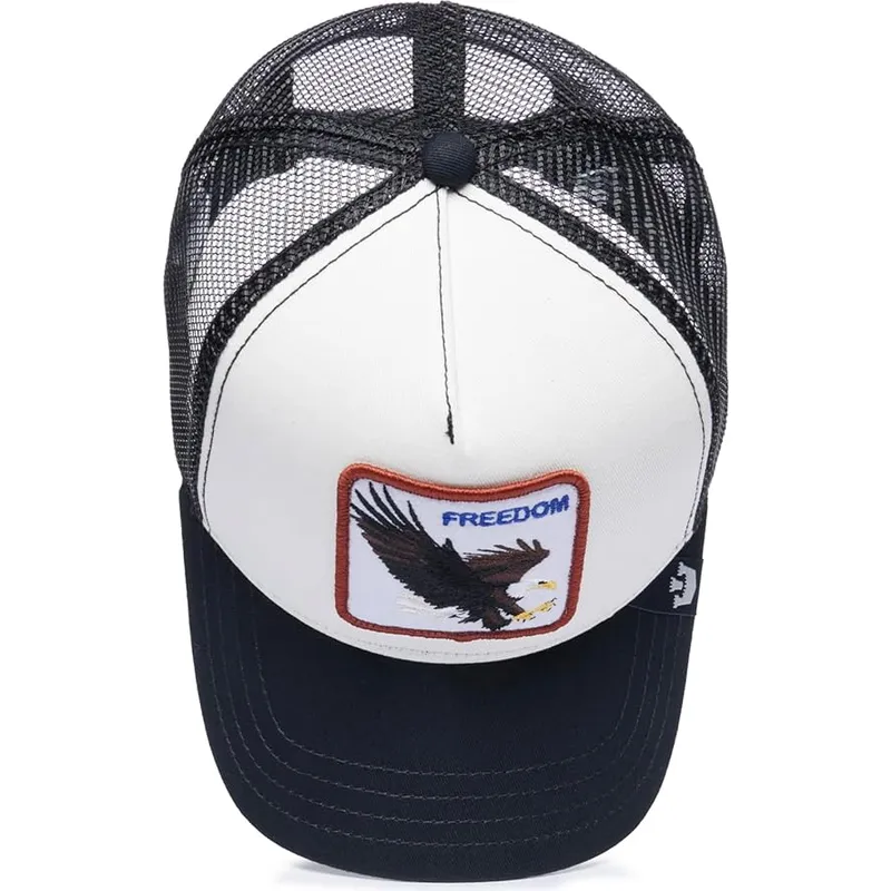 siltovka-zaoblena-biely-snapback-freedom-the-farm-goorin-bros