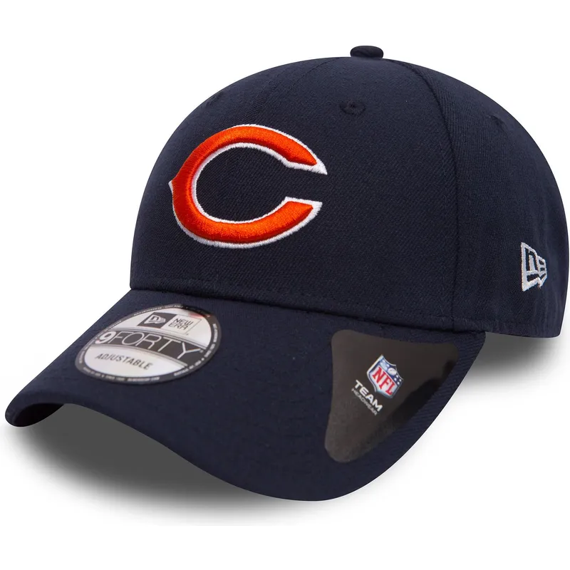 cap-zaoblena-navy-blue-adjustable-strap-9forty-the-league-chicago-bears-nfl-new-era