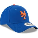 new-era-curved-brim-9forty-the-league-new-york-mets-mlb-adjustable-cap-blau