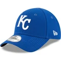 new-era-curved-brim-9forty-the-league-kansas-city-royals-mlb-adjustable-cap-blau