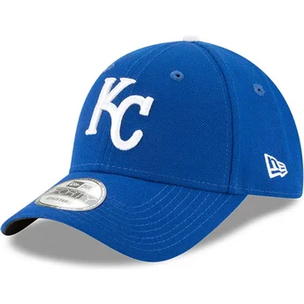 Blaue verstellbare Curved Cap 9FORTY The League der Kansas City Royals MLB von New Era