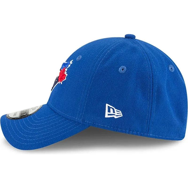blaue-verstellbare-curved-cap-9forty-the-league-der-toronto-blue-jays-mlb-von-new-era