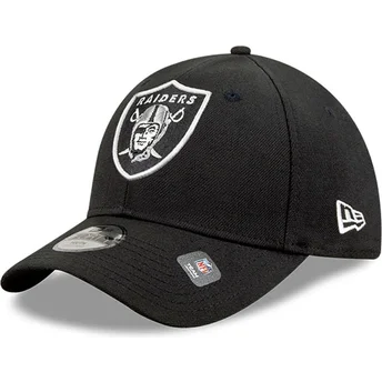 Cap zaoblená black adjustable strap 9FORTY The League Las Vegas Raiders NFL New Era