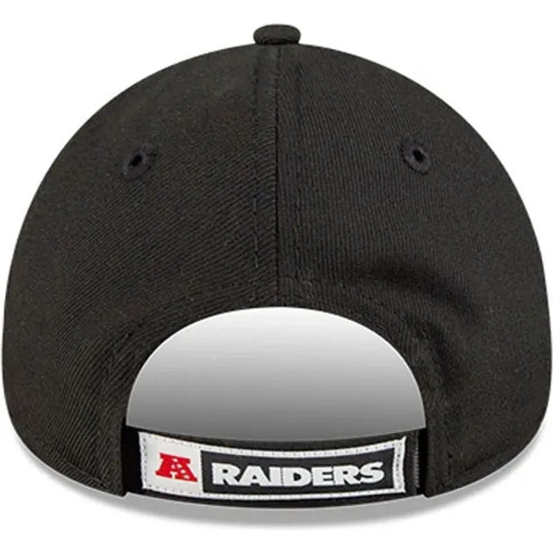 schwarze-verstellbare-gebogene-kappe-9forty-the-league-der-las-vegas-raiders-nfl-von-new-era