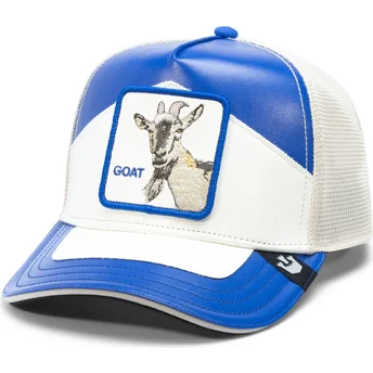 Šiltovky zaoblená kamionista modrá snapback Moto Lamba Goat The Farm Goorin Bros.