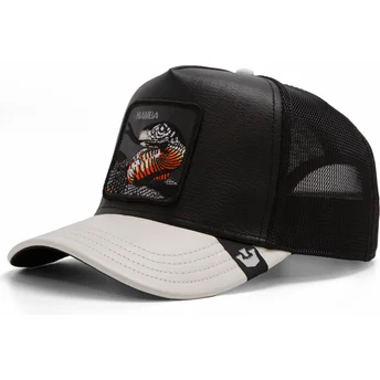 siltovka-zaoblena-cierna-snapback-mamba-shleather-snake-the-farm-goorin-bros