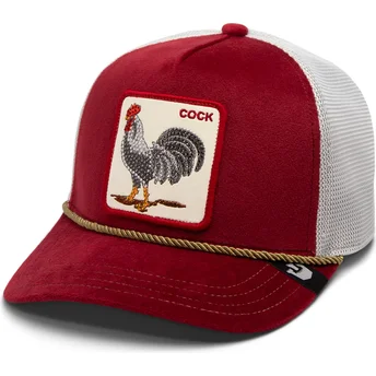 Šiltovky zaoblená kamionista červená snapback gallo Cock Garnet Rooster The Farm Jewel Tones The Farm de Goorin Bros.