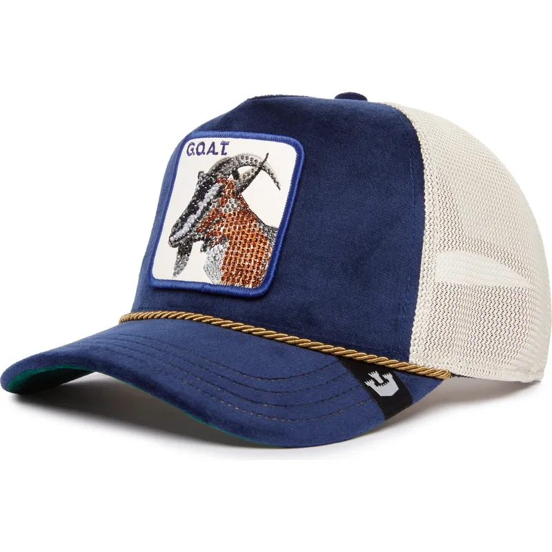 siltovka-zaoblena-modra-snapback-sapphire-goat-the-farm-jewel-tones-the-farm-goorin-bros