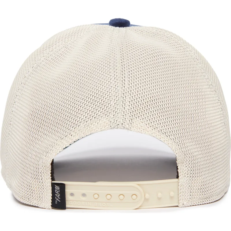 siltovka-zaoblena-modra-snapback-sapphire-goat-the-farm-jewel-tones-the-farm-goorin-bros