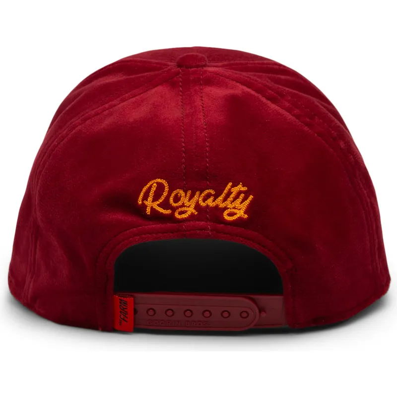 siltovka-zaoblena-cervena-snapback-royalty-the-farm-goorin-bros siltovka-zaoblena-cervena-snapback-royalty-the-farm-goorin-bros