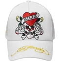 siltovka-zaoblena-biely-snapback-love-kills-slowly-ed-hardy