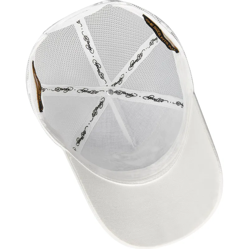 siltovka-zaoblena-biely-snapback-love-kills-slowly-ed-hardy