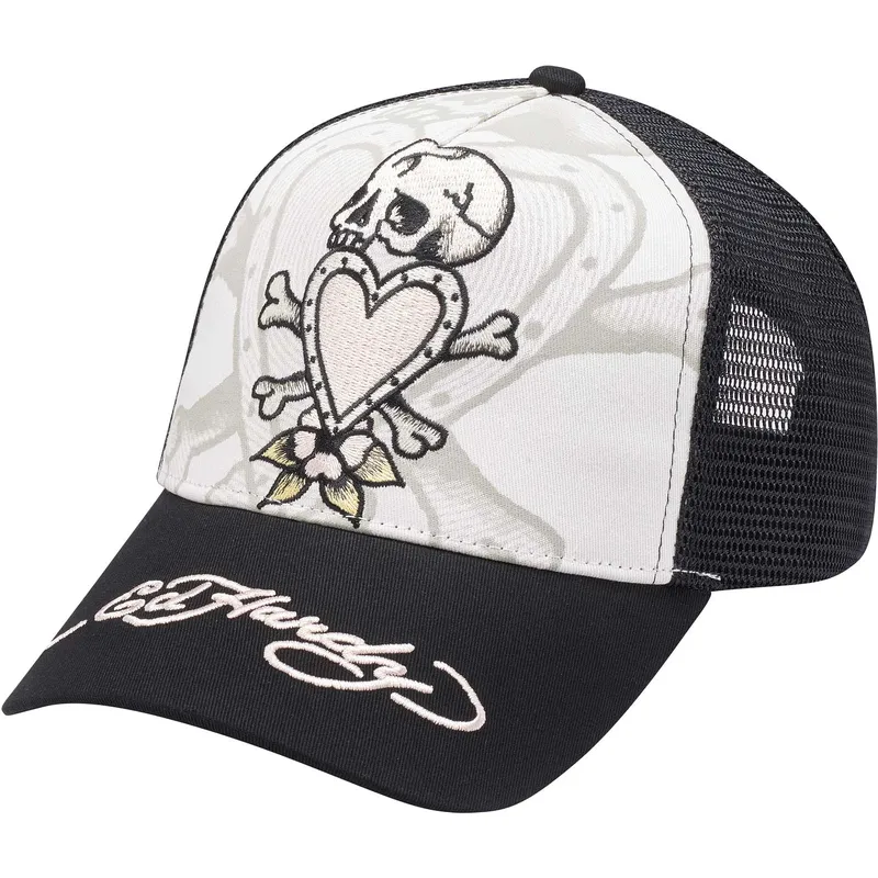 siltovka-zaoblena-cierna-snapback-death-before-ed-hardy