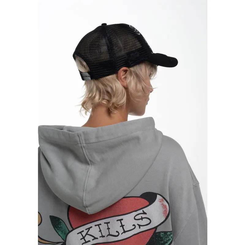 siltovka-zaoblena-cierna-snapback-duo-black-snake-ed-hardy