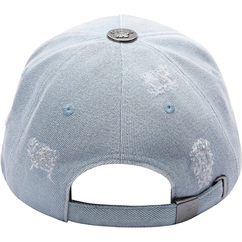 siltovka-zaoblena-modra-nastavitelny-denim-embossed-skull-ed-hardy