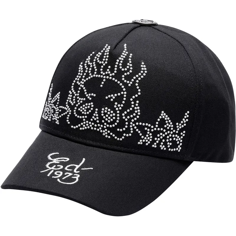 cap-zaoblena-black-adjustable-strap-ed-hardy