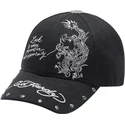 schwarze-verstellbare-curved-cap-lucky-dragon-von-ed-hardy