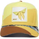 gelbe-trucker-kappe-schmetterling-bent-transform-farmigami-the-farm-von-goorin-bros