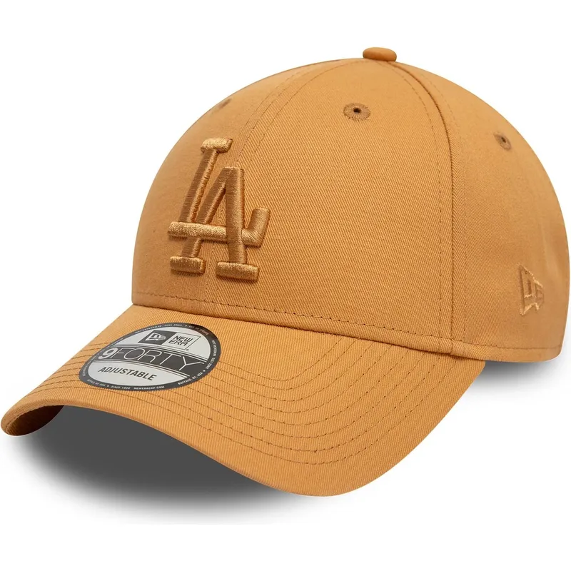 siltovka-zaoblena-hneda-nastavitelny-9forty-league-essential-los-angeles-dodgers-mlb-new-era