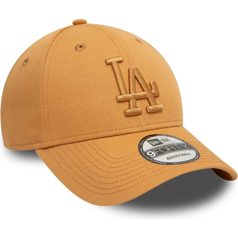 siltovka-zaoblena-hneda-nastavitelny-9forty-league-essential-los-angeles-dodgers-mlb-new-era