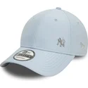 new-era-curved-brim-9forty-flawless-new-york-yankees-mlb-light-blue-adjustable-cap