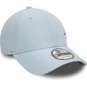 hellblaue-verstellbare-curved-cap-9forty-flawless-der-new-york-yankees-mlb-von-new-era