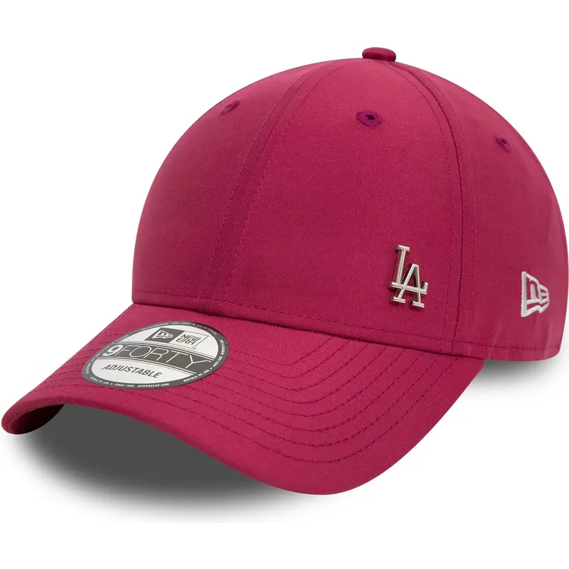 siltovka-zaoblena-cervena-nastavitelny-9forty-flawless-los-angeles-dodgers-mlb-new-era