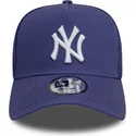 new-era-new-york-yankees-mlb-9forty-a-frame-league-essential-violette-trucker-kappe