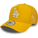 siltovka-zaoblena-zlta-snapback-9forty-a-frame-league-essential-los-angeles-dodgers-mlb-new-era