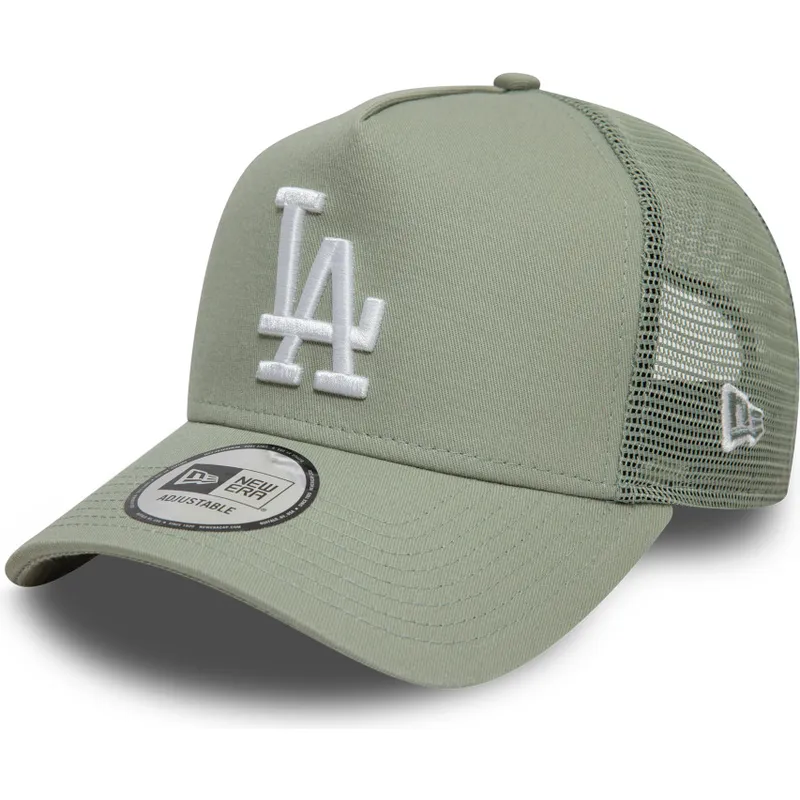 hellgrune-9forty-a-frame-league-essential-trucker-cap-der-los-angeles-dodgers-mlb-von-new-era