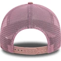 siltovka-zaoblena-ruzova-snapback-9forty-a-frame-league-essential-new-york-yankees-mlb-new-era
