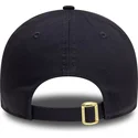 verstellbare-dunkelblaue-9forty-metallic-kappe-mit-gebogenem-schirm-und-goldenem-logo-der-los-angeles-dodgers-mlb-von-new-era