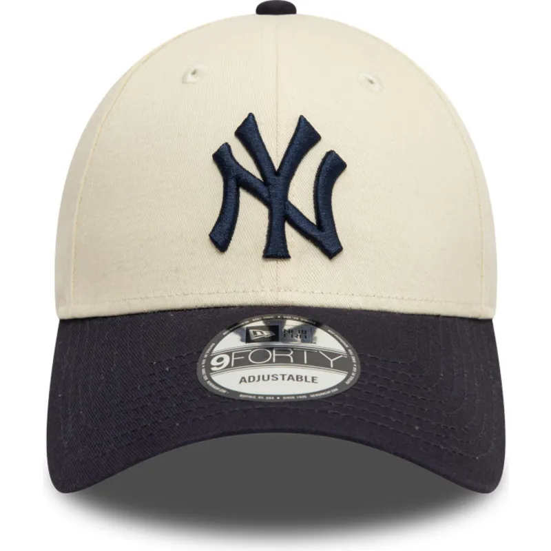cap-zaoblena-beige-adjustable-strap-9forty-colour-block-new-york-yankees-mlb-new-era