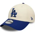 siltovka-zaoblena-bezova-nastavitelny-9forty-colour-block-los-angeles-dodgers-mlb-new-era