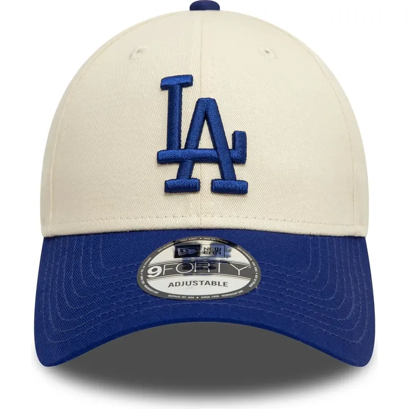 siltovka-zaoblena-bezova-nastavitelny-9forty-colour-block-los-angeles-dodgers-mlb-new-era