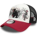 siltovka-zaoblena-viacfarebna-snapback-9forty-a-frame-graphic-los-angeles-dodgers-mlb-new-era
