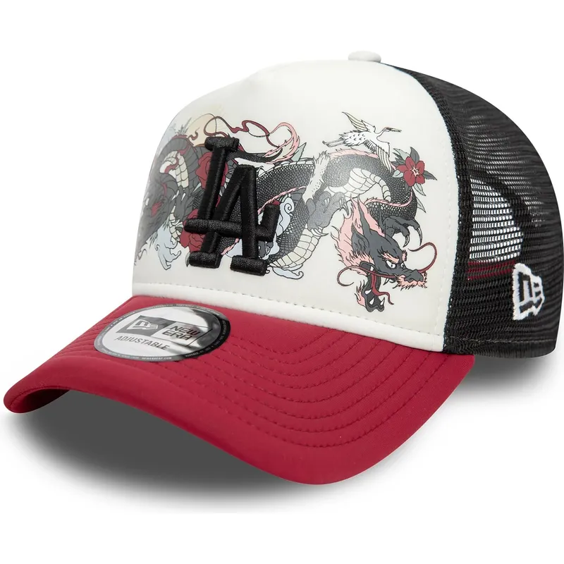 siltovka-zaoblena-viacfarebna-snapback-9forty-a-frame-graphic-los-angeles-dodgers-mlb-new-era
