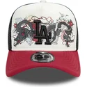 siltovka-zaoblena-viacfarebna-snapback-9forty-a-frame-graphic-los-angeles-dodgers-mlb-new-era