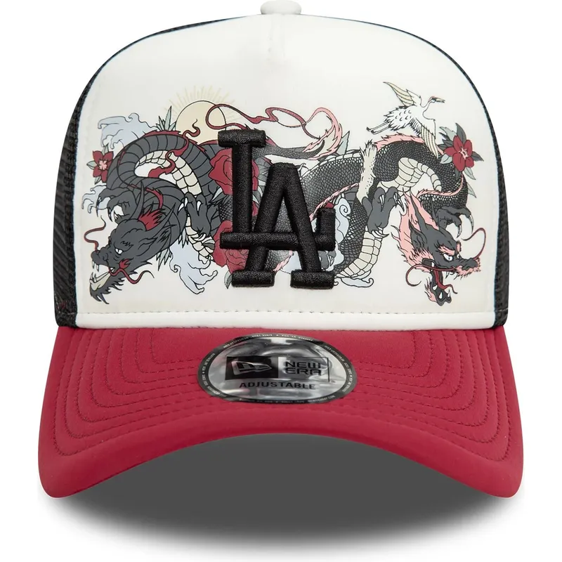 siltovka-zaoblena-viacfarebna-snapback-9forty-a-frame-graphic-los-angeles-dodgers-mlb-new-era
