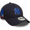 siltovka-zaoblena-tmavomodra-nastavitelny-9forty-side-patch-new-york-yankees-mlb-new-era