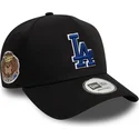 siltovka-zaoblena-cierna-snapback-9forty-a-frame-world-series-patch-los-angeles-dodgers-mlb-new-era