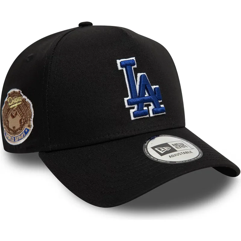 siltovka-zaoblena-cierna-snapback-9forty-a-frame-world-series-patch-los-angeles-dodgers-mlb-new-era