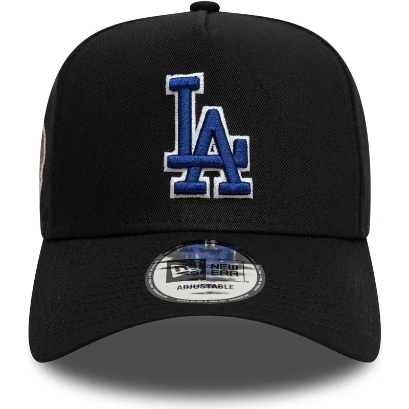 siltovka-zaoblena-cierna-snapback-9forty-a-frame-world-series-patch-los-angeles-dodgers-mlb-new-era