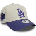 siltovka-zaoblena-fialova-snapback-9forty-a-frame-world-series-patch-los-angeles-dodgers-mlb-new-era