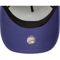 siltovka-zaoblena-fialova-snapback-9forty-a-frame-world-series-patch-los-angeles-dodgers-mlb-new-era