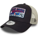 new-era-new-york-yankees-mlb-9forty-a-frame-patch-trucker-cap-in-marineblau