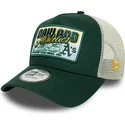siltovka-zaoblena-zelena-snapback-9forty-a-frame-patch-oakland-athletics-mlb-new-era
