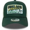 siltovka-zaoblena-zelena-snapback-9forty-a-frame-patch-oakland-athletics-mlb-new-era